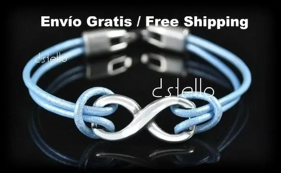 Pulsera Signo Infinito Simbolo de Unidad y Amor eterno por Dstello