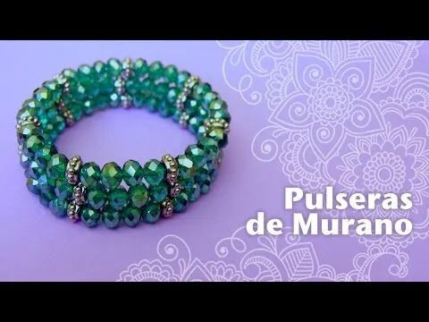 Cómo hacer Pulseras Elásticas de Murano - YouTube