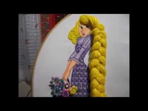 puntada fantasia trenza rapunzel - YouTube