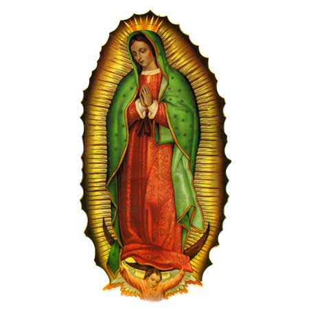 Puntadas marianas: Imágenes de Virgen de Guadalupe