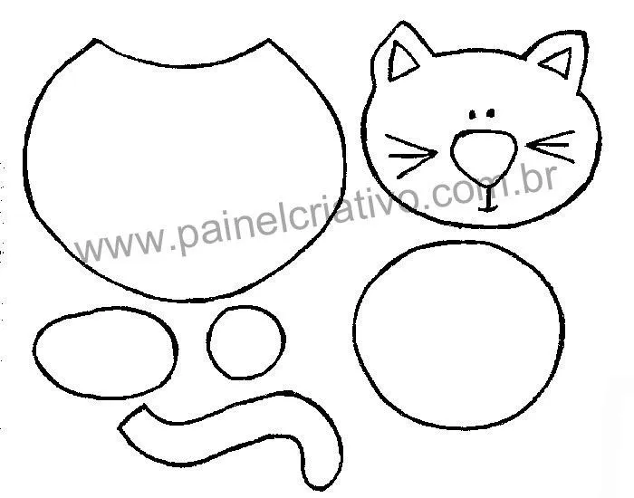 Mis puntadas preferidas: Gatos para patchwork-Moldes | Gatos de tela,  Patchwork, Cubierta para máquina de coser