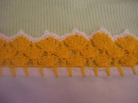 Orillas de servilletas tejidas a crochet - Imagui