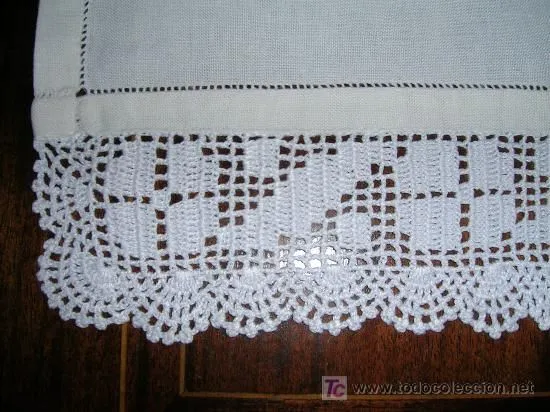 Puntas de crochet para manteles - Imagui | crochet | Pinterest