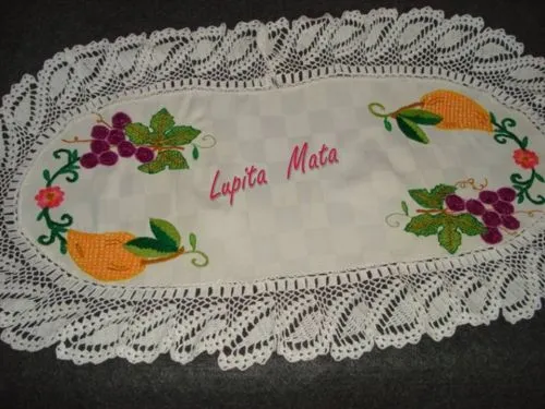 Orillas para servilletas de frutas - Imagui