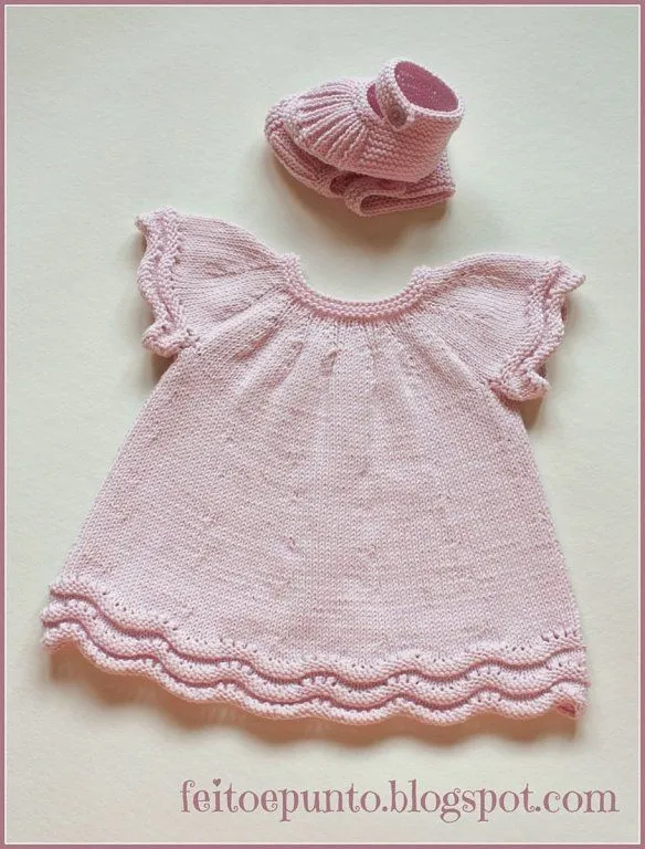 Como hacer ropa de bebé tejida a dos agujas - Imagui