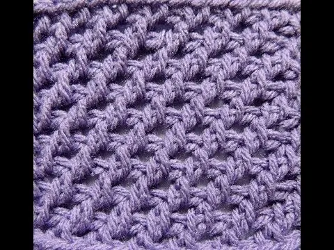 Punto # 5 en Crochet Tunecino - YouTube