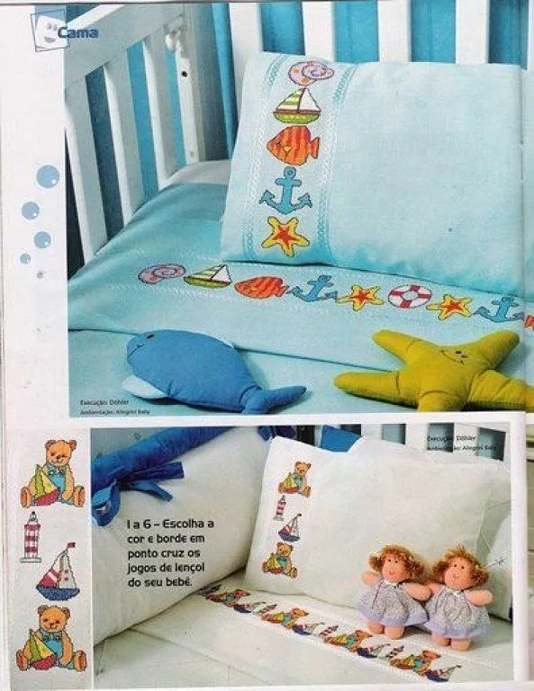 punto de cruz sabanitas para bebe - Buscar con Google | Sábanas ... punto de cruz sabanitas para bebe - Buscar con Google | Sábanas ...
