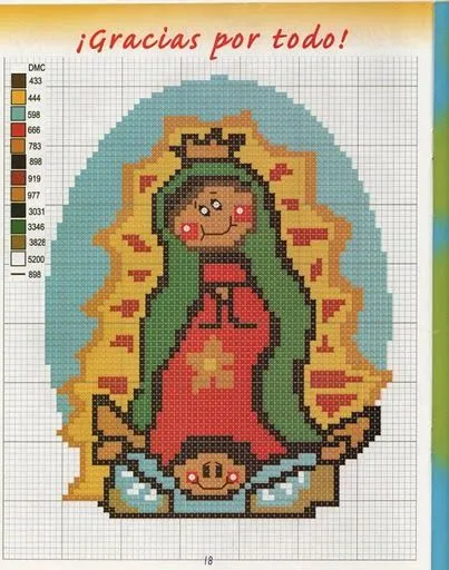 ZONA DE MANUALIDADES: Virgen de Guadalupe