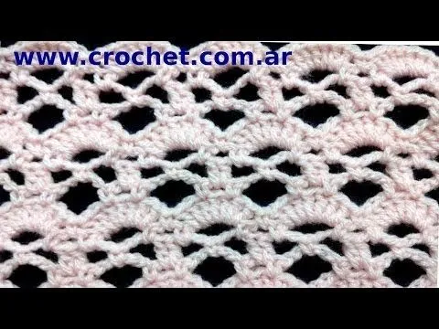 Punto Fantasía Nº 46 en tejido crochet - Youtube Downloader mp3