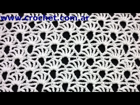 Punto Fantasía N° 73 en tejido crochet tutorial paso a paso. - YouTube
