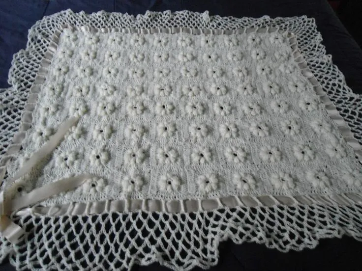 Puntos de crochet para mantas de bebé - Imagui | Mantas- Pañoletas ...