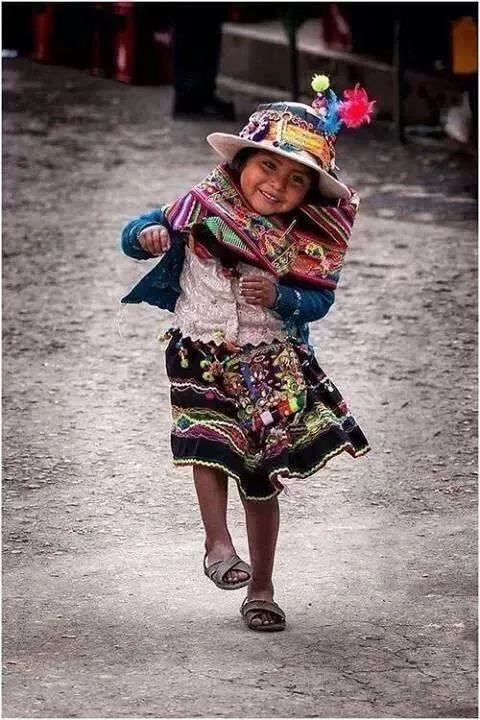 Pura Inocencia !!! Pura Felicidad !!! Niña Indigena No de México ...