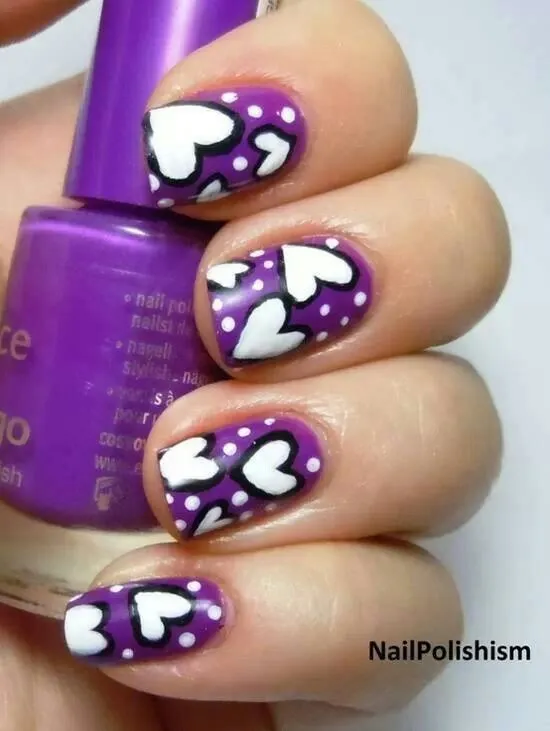 Purple #Nails #uñas color #purpura #indigo #morado #violeta ...