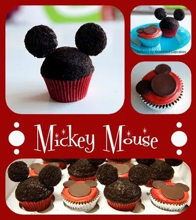 Quequitos decorados de Mickey Mouse - Imagui