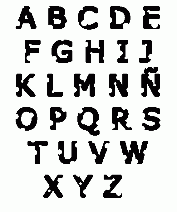 Formato de letras - Imagui