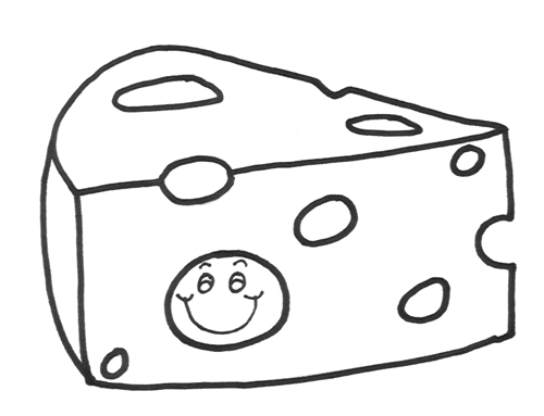 La queso en caricatura para pintar - Imagui
