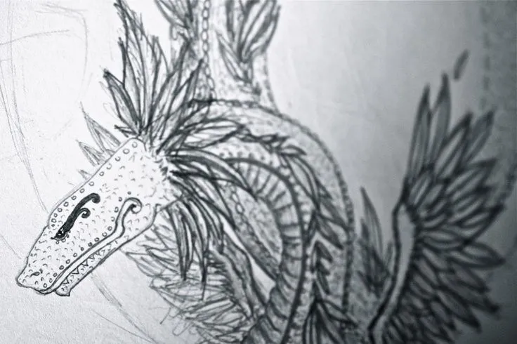 Quetzalcoatl - dibujo a lápiz | MY Work | Pinterest | Dibujo