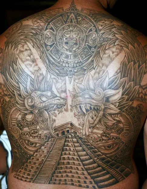 Quetzalcoatl vs Tezcaltipoca tattoo | Tattoo | Pinterest | Tattoo