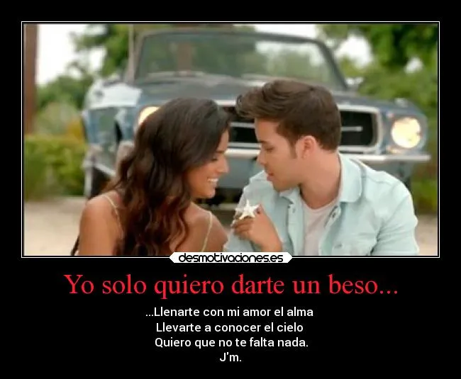 Yo solo quiero darte un beso... | Desmotivaciones Yo solo quiero darte un beso... | Desmotivaciones