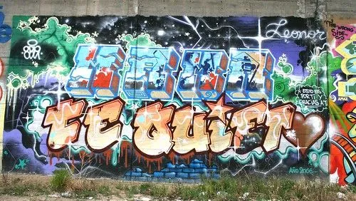 Te quiero en grafity - Imagui