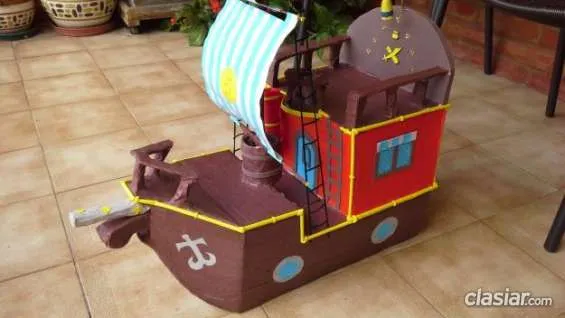 Quiero vender urgente piñata barco bocky!! jake y los piratas de ...