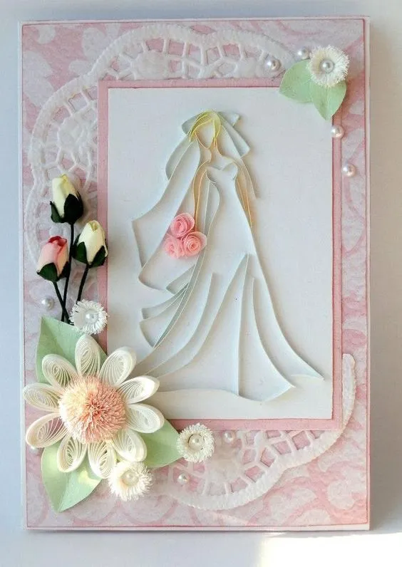 Quilling: Wedding Card | BRIDAL | Pinterest | Beautiful, Filigrana ...