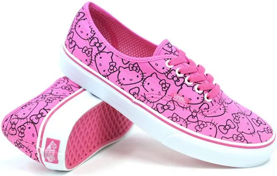 La quinceañera Hello Kitty ya tiene sus zapatillas
