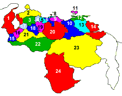 Quiz de los estados de Venezuela - Venezuela Tuya