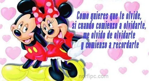 Mickey Mouse frases d amor - Imagui