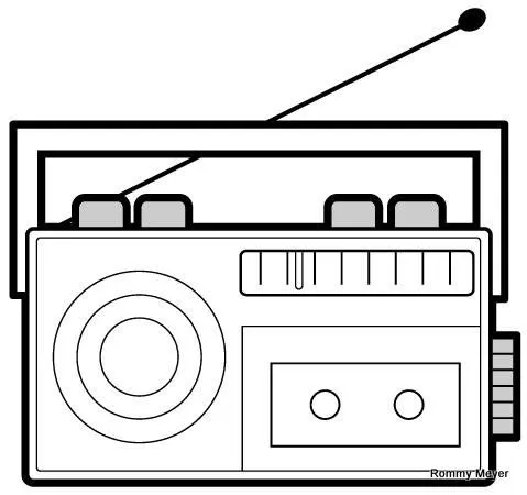 Como dibujar un radio - Imagui