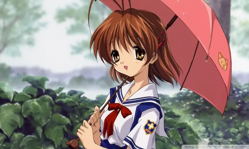 Rain Anime HD desktop wallpaper : Fullscreen : Mobile