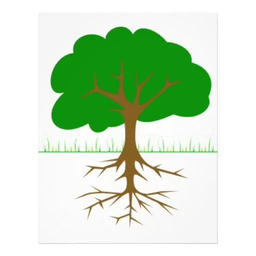 Ramas y raíces de árbol tarjetón de Zazzle. Ramas y raíces de árbol tarjetón de Zazzle.