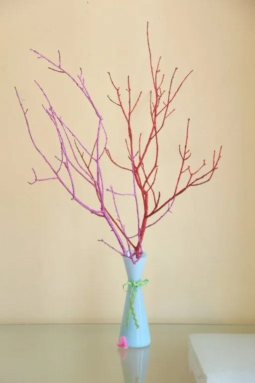Manualidades con ramas secas - Imagui