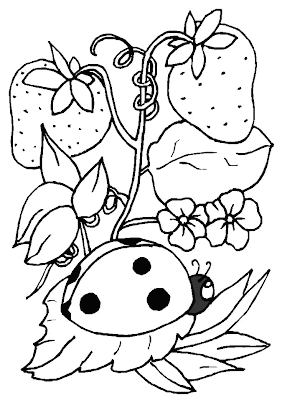 Dibujos de mariquitas tiernas - Imagui