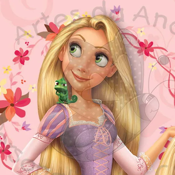 Rapunzel - Enrolados Toppers | Artes da Ana Personalizados ...