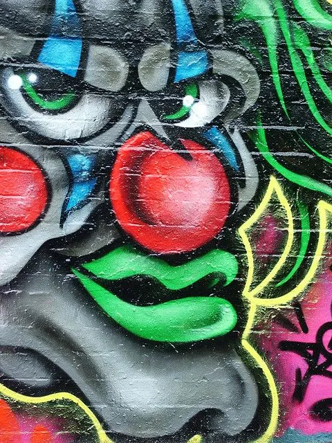 rasta-clown graffiti | Flickr - Photo Sharing!