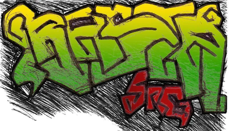 Graffiti reggae rasta - Imagui