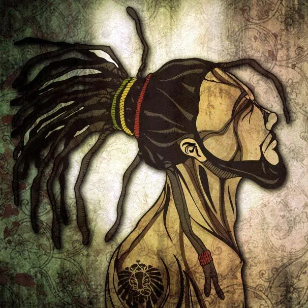 Rastafari dibujo - Imagui
