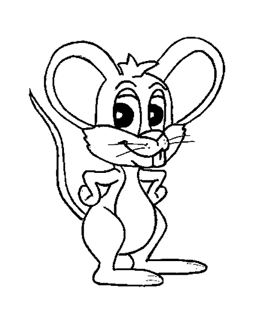 Dibujos para colorear de Ratones, Plantillas para colorear de Ratones
