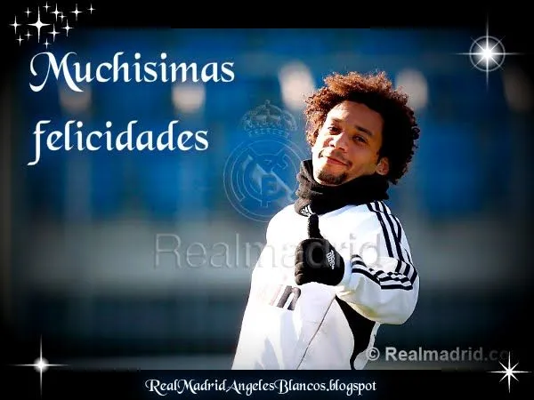 Real Madrid Ángeles Blancos: Feliz cumpleaños Marcelo.