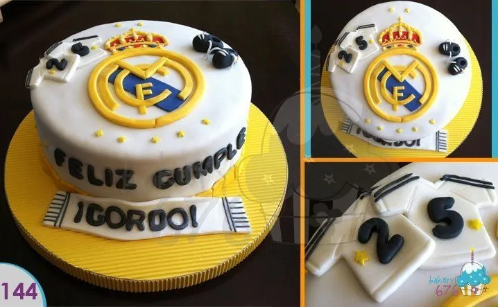 Real Madrid pastel / cake Bakery 676 | Fútbol | Pinterest | Pastel ...