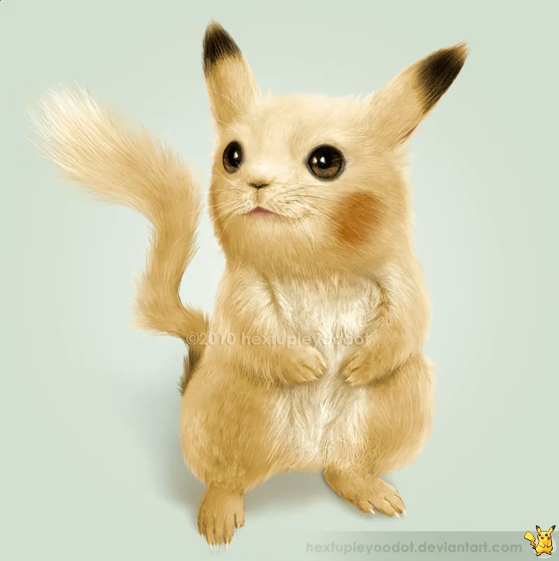 Real Pikachu by hextupleyoodot on DeviantArt Real Pikachu by hextupleyoodot on DeviantArt