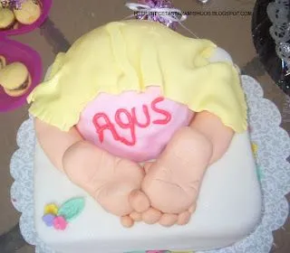 Recetario Spanglish para mis hijos: Torta para Baby Shower de nena Recetario Spanglish para mis hijos: Torta para Baby Shower de nena