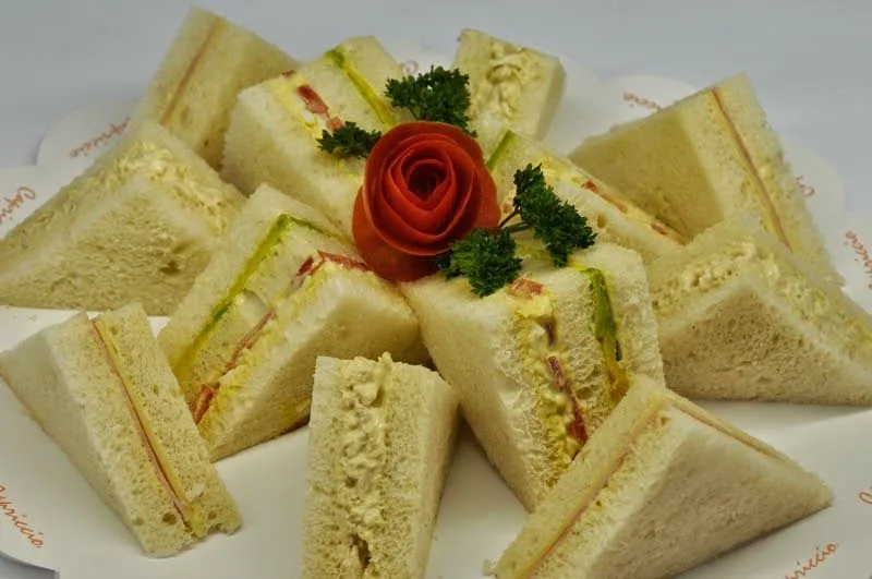 Recetas de cocina: Bocaditos Salados, Sandwichs Tricolor