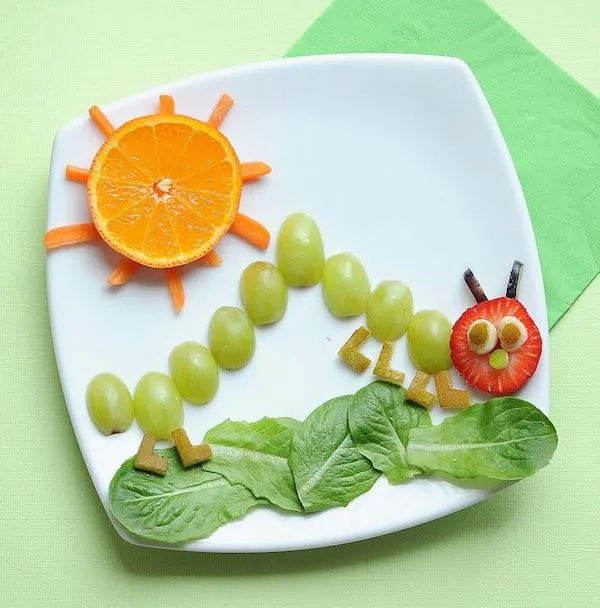 Recetas sencillas para niños, fruta divertida - Pequeocio