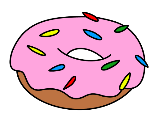 Recette des Donuts des Simpson - Recette simple de Donuts Colorés Recette des Donuts des Simpson - Recette simple de Donuts Colorés