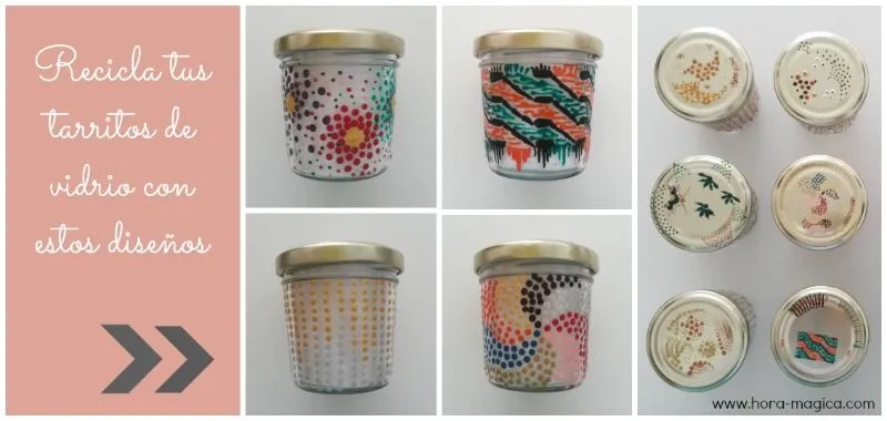 Recicla: Diseños e ideas para pintar tarros de vidrio | Hora ...
