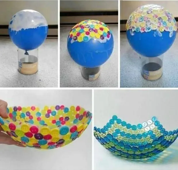 Reciclaje: Cinco ideas para usar globos cómo moldes | Decoración ...