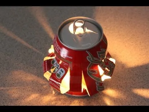Reciclaje de latas: farolillo. Reciclyng a coke - YouTube