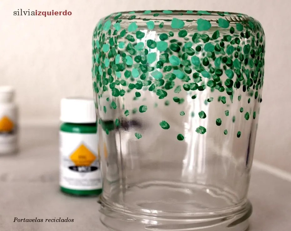 Reciclando botes de cristal | silvia izquierdo Reciclando botes de cristal | silvia izquierdo